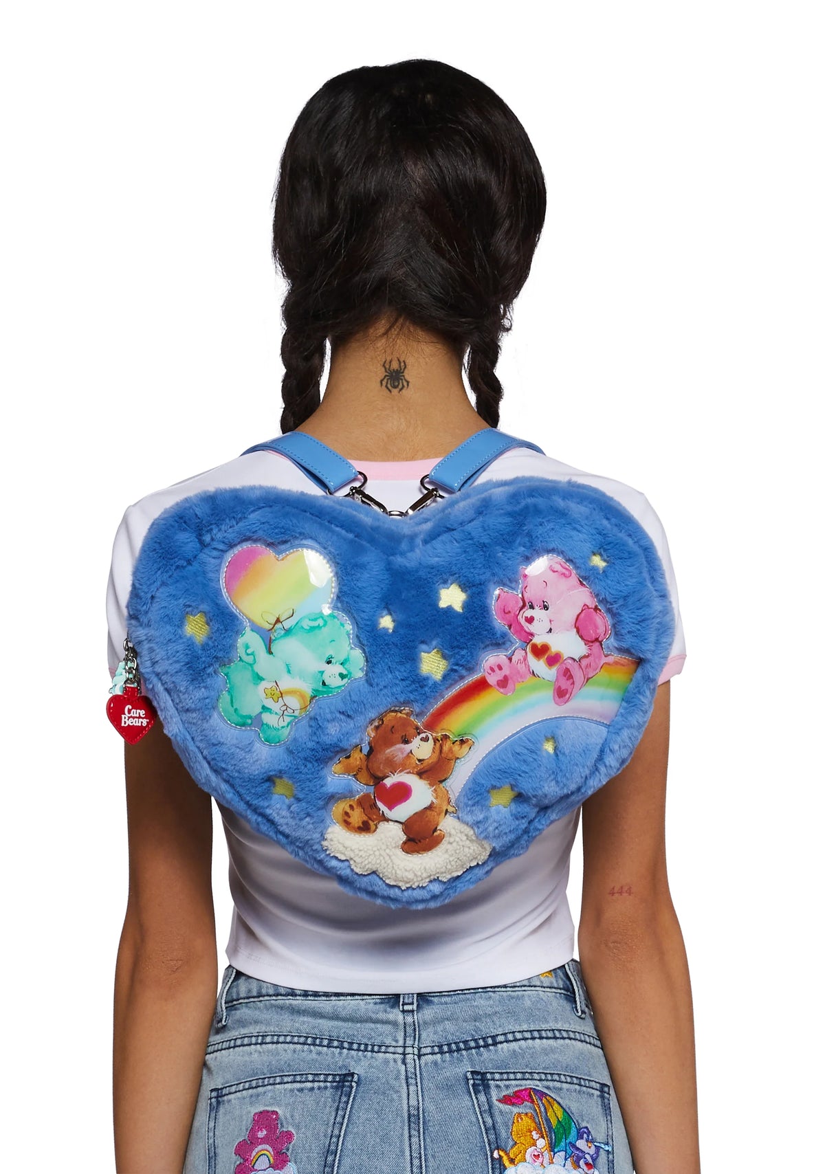 Lotsa Heart Hoodie Backpack - Blue