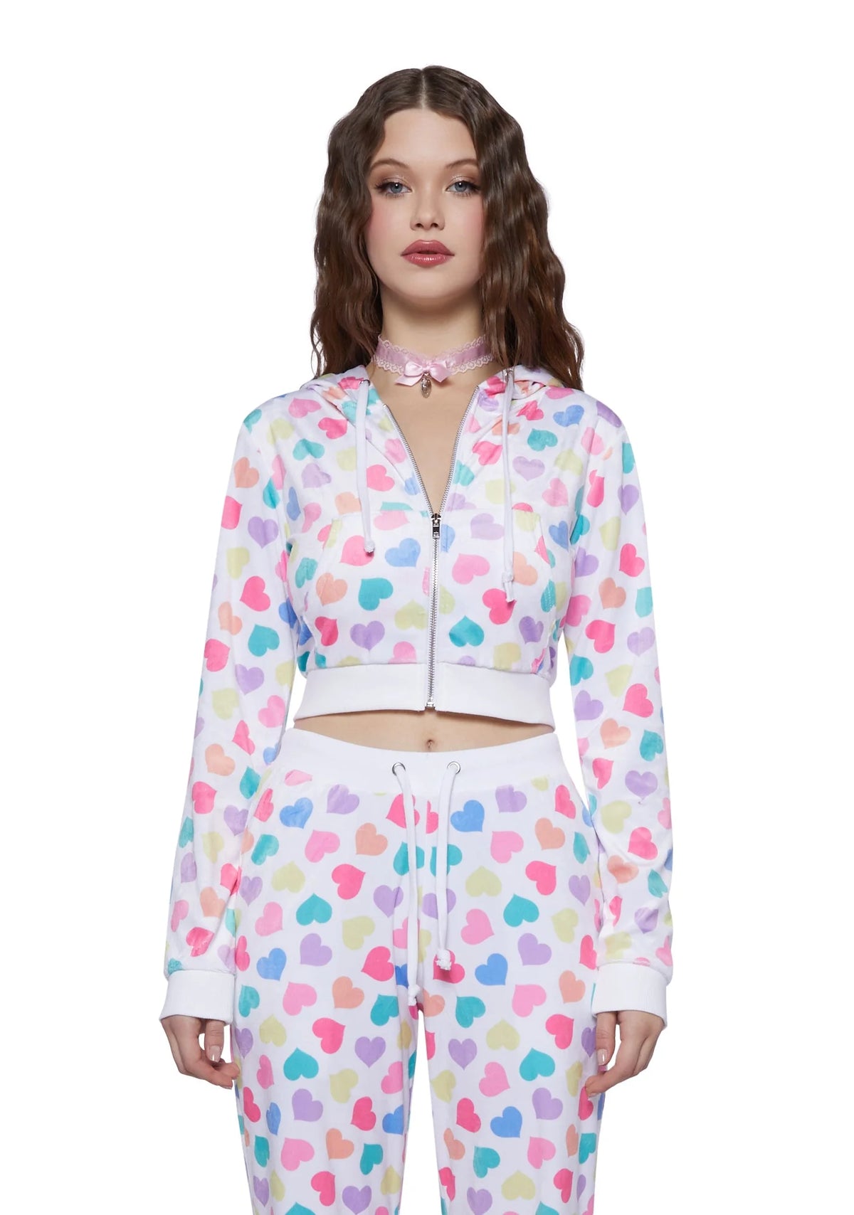 Loyal Maneater Velour Track Jacket - Multi