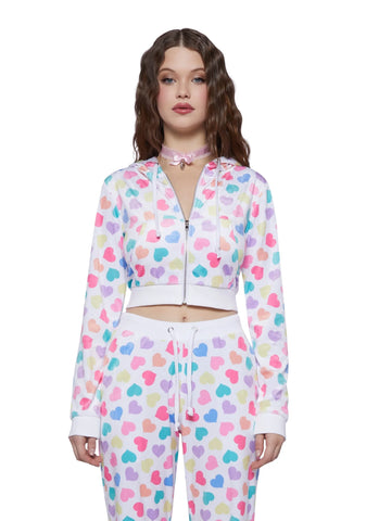 Loyal Maneater Velour Track Jacket - Multi