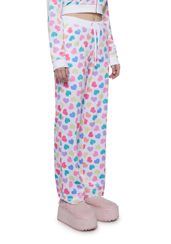 Loyal Maneater Velour Track Pants - Multi