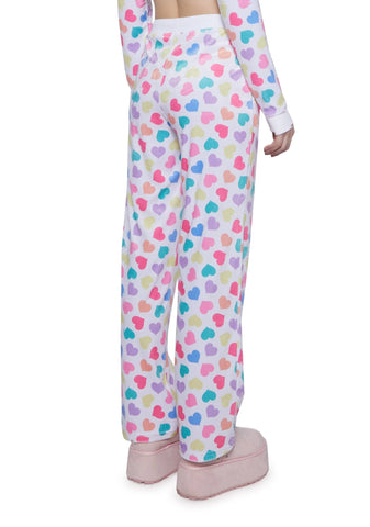 Loyal Maneater Velour Track Pants - Multi