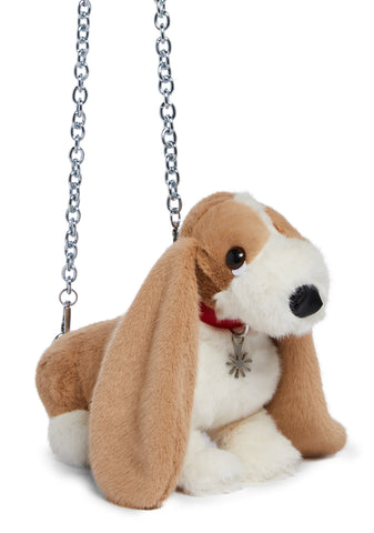 Smoochy Pooch Plush Bag - Brown
