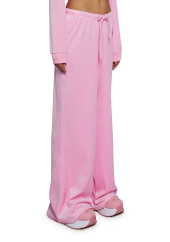 Tenderheart's Touch Velour Wide leg Pants