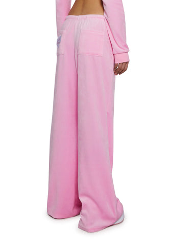 Tenderheart's Touch Velour Wide leg Pants