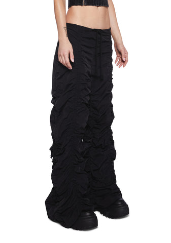 Pitch Gathered Parachute Pants