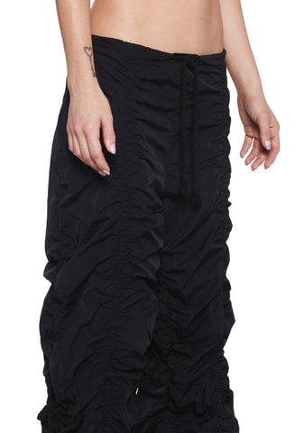 Pitch Gathered Parachute Pants