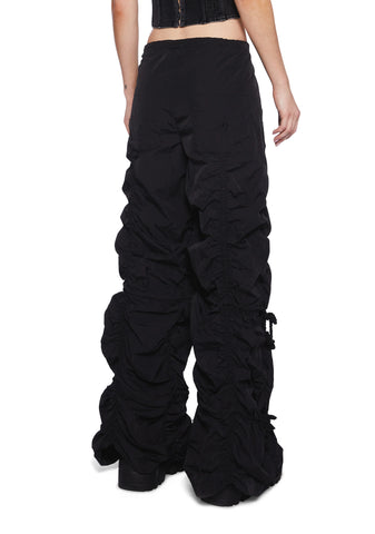 Pitch Gathered Parachute Pants