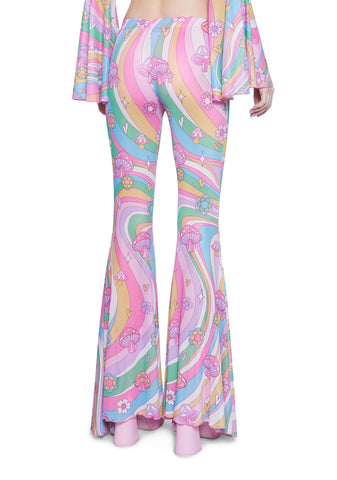 Technicolor Dreams Flare Pants
