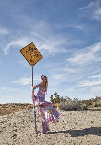Technicolor Dreams Flare Pants