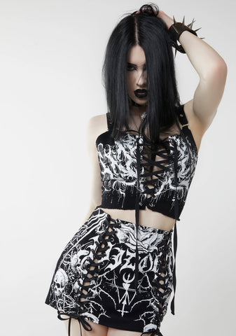 Rebel Uprising Mini Skirt