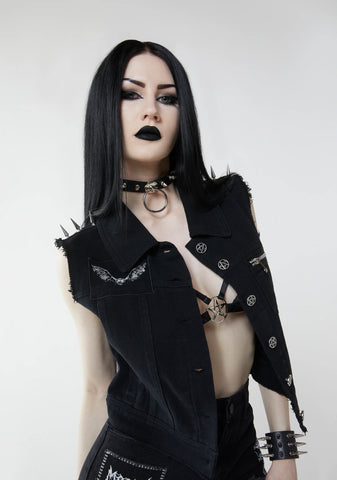 Grim Dynamo High Waisted Denim Shorts