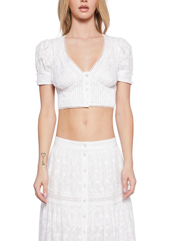 Our Love Song Short Sleeve Blouse