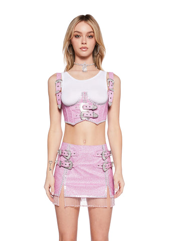 Saddle Songs Glitter Underbust Corset