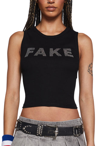 Not So Real Tank Top