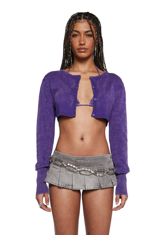 Janet Cardigan And Bra Set