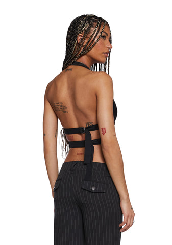 Heather Pinstripe Vest