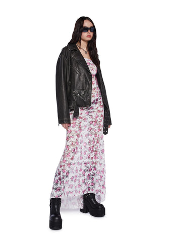 Up On The Roof Floral Midi Dress