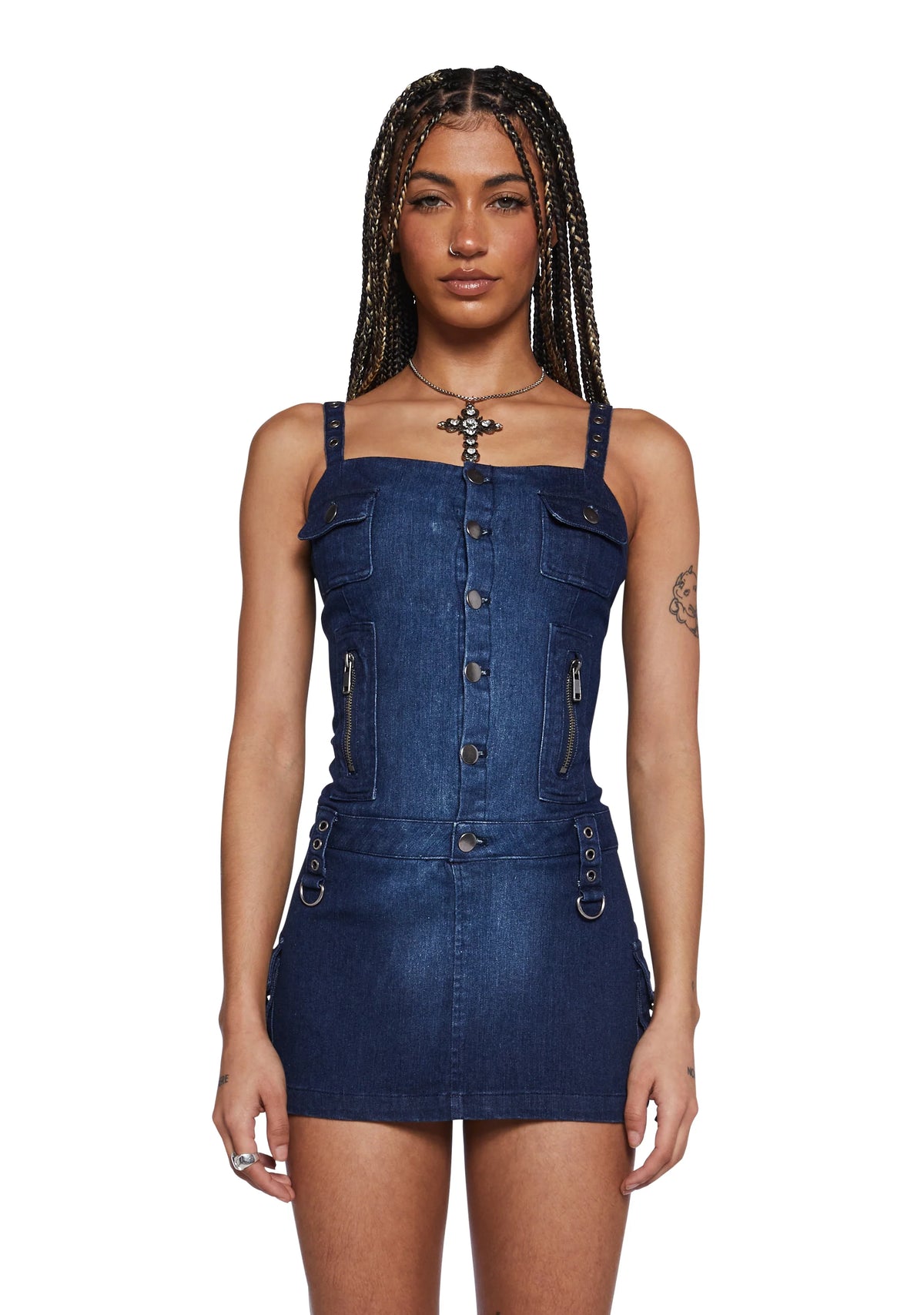 Jaqueline Denim Bodycon Dress