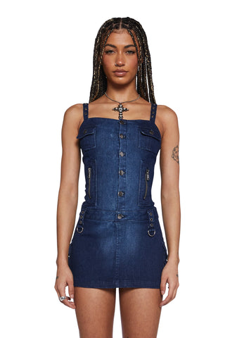Jaqueline Denim Bodycon Dress