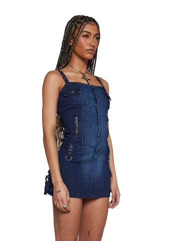 Jaqueline Denim Bodycon Dress