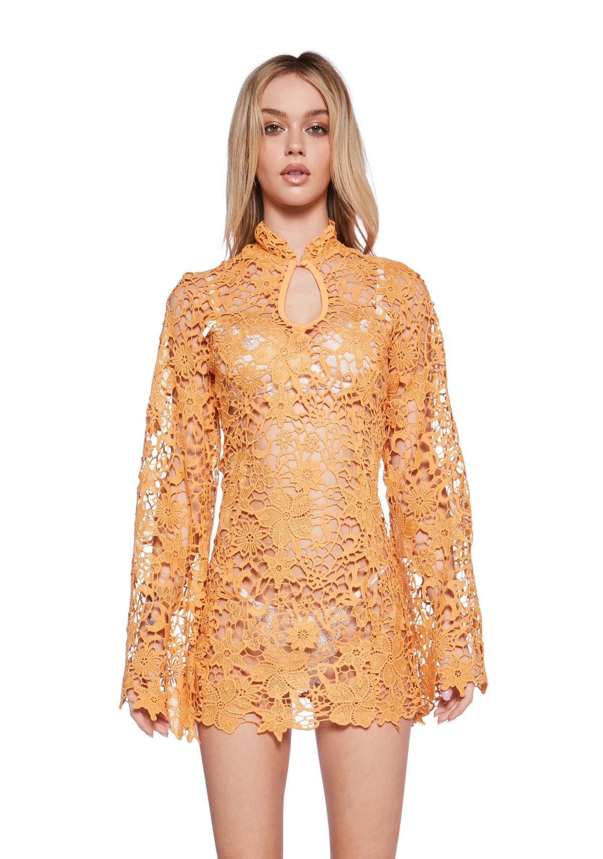 Groovy Kind Mini Dress - Orange