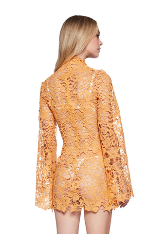 Groovy Kind Mini Dress - Orange