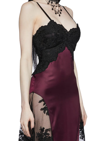 Lustrous Heart Maxi Dress