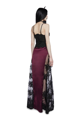 Lustrous Heart Maxi Dress