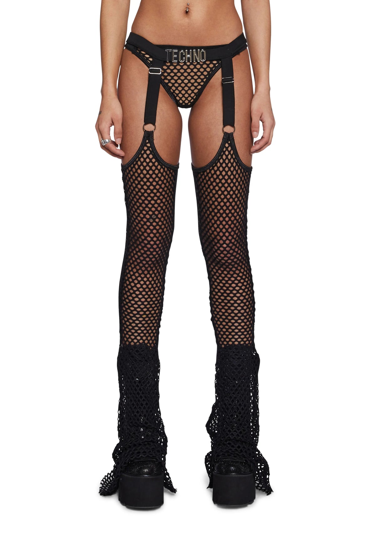 Techno Fantasy Chaps Set - Black