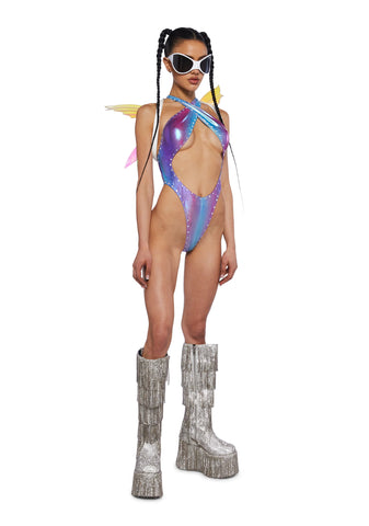 Dance Release Cut Out Bodysuit