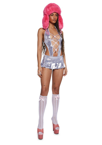 Kimora Lingerie Set - Metallic