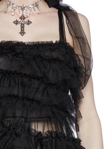 Dusk Devotions Babydoll Dress