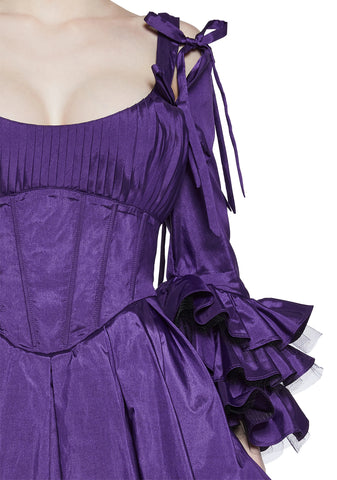 Haunted Hue Mini Dress - Purple