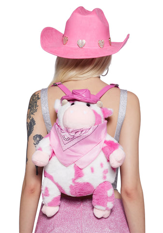 Cowgal Plush Backpack