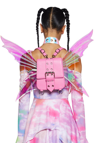 Fairy Code Mini Backpack - Pink