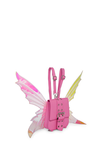 Fairy Code Mini Backpack - Pink
