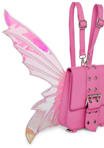 Fairy Code Mini Backpack - Pink