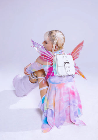 Fairy Code Mini Backpack - White