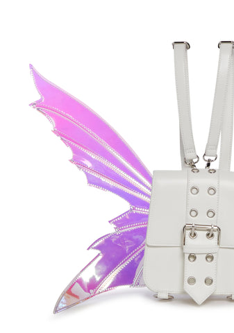 Fairy Code Mini Backpack - White