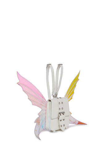 Fairy Code Mini Backpack - White