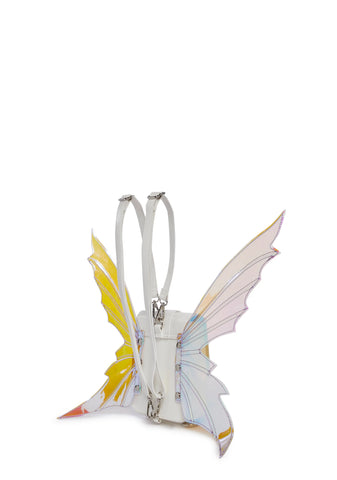 Fairy Code Mini Backpack - White