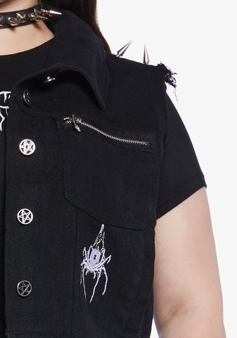 Plus Angel Opposite Twill Vest