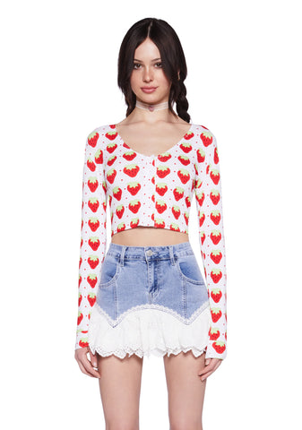 Sweet Harvest Cropped Cardigan