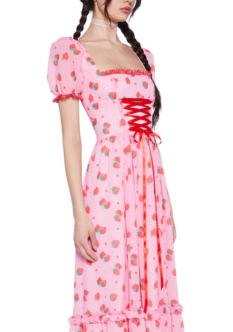 It’s A Berry World Maxi Dress