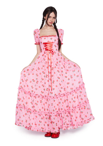 It’s A Berry World Maxi Dress