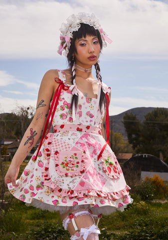 Ladybug Summer Corset Mini Dress