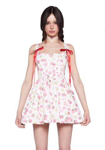Ladybug Summer Corset Mini Dress