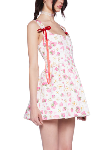 Ladybug Summer Corset Mini Dress