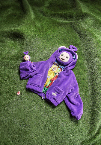 Tinky-Winky Hooded Sherpa Jacket