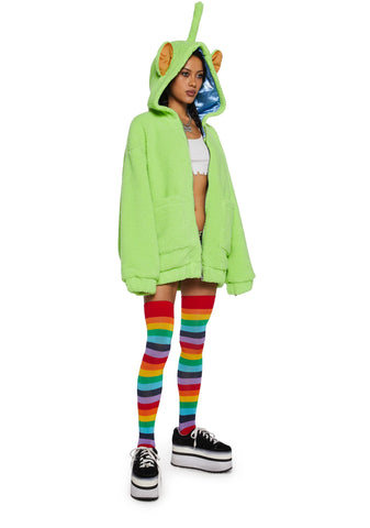 Dipsy Hooded Sherpa Jacket